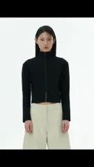 AMOMENTO モクネック ジップアップのサムネイル