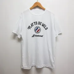バボラ Babolat テニスウェア 半袖 Tシャツ O 白 ホワイト