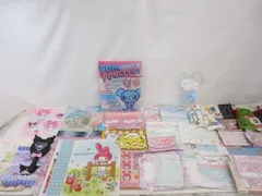  雑貨 サンリオ ディズニー 他 ノート メモ スティックのり クリアファイル 等 グッズセット 中古品
