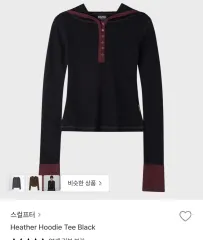 SCULPTOR ヘザー フーディー Tシャツ ブラック M