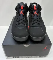 美中古 Nike Air Jordan 6 Retro OG Black Infrared 27.5㎝ 384664-060 ナイキ エア ジョーダン スニーカー バスケット シューズ 【S0476-001】〇 268