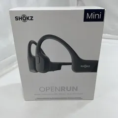 【中古】Shokz OPENRUN mini ブラック ワイヤレス骨伝導イヤホン 2022年[19]