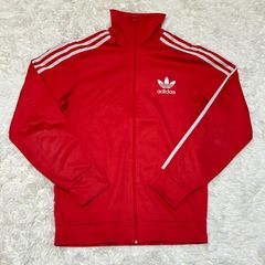 古着 adidas アディダス レッド トラックジャケット ファイヤーバード
