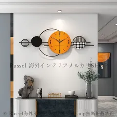 掛け時計 クリエイティブ モダン 直径 80cm 静音 アナログ おしゃれ かわいい インテリア アート ウォール クロック 壁掛け プレゼントのサムネイル