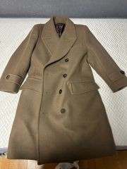 ZILLI ジリー 高級素材 カシミヤ チンチラ チェスター ダブル コート