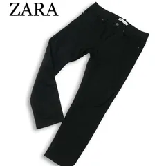 ZARA ザラ マン 現行タグ★ 通年 ストレッチ スキニー ブラック デニム パンツ ジーンズ Sz.29 メンズ 黒