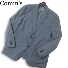 Comin's カミンズ 春夏★ 背抜き テーラード ジャケット 大きいサイズ Sz.LL メンズ 灰 グレー