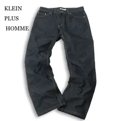 KLEIN PLUS HOMME クランプリュス ミッシェルクラン オム ストレッチ★ ヘリンボーン デニム パンツ ジーンズ Sz.44 メンズのサムネイル