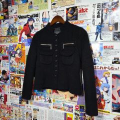 美品】 wb テーラード ジャケット 光沢 40 シルバー 無地 - メルカリ