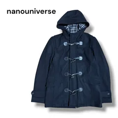 ナノユニバース ダッフルコート ブラック フード付き メンズ S〜M相当 nano universeのサムネイル