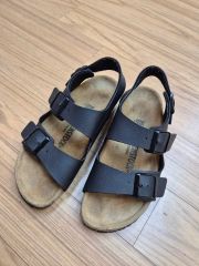 BIRKENSTOCK OSLO オスロ オールレザー ブラック 35 22.5 - メルカリ