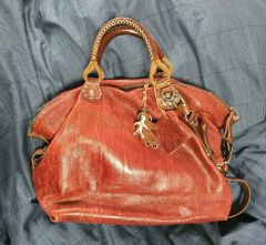 美品HENRY BEGUELIN トートバッグ モスト（マル一ン色）週末セ一ル 