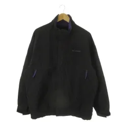 コロンビア Columbia ホッカナムピナクルTジャケット スタンドカラー ジップアップ ロゴ アウトドア XL 黒 ブラック PM3858 /AO20 ■GY44
