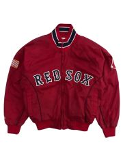 Majestic MLB Red Sox ナイロンジャケット 2XL - メルカリ