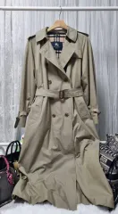 正規品) BURBERRY バーバリー ベルト付き トレンチ ロングコート