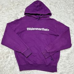 thisisneverthat ディスイズネバーザット パープル フーディー S