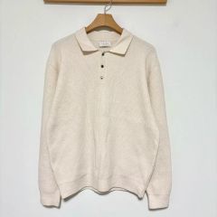 バナナリパブリック メリノウール ポロニット 新品未使用 L デッド 