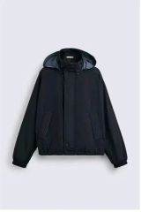 zara ウォーターレペレント オーバーサイズ ジャケット MA-1 アウター 
