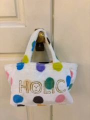 美品 INOUI TOOSH イヌイトゥーシュ トートバッグ フラワー チェック 