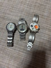 VOSTOK 腕時計 3本セット ブラウンレザーベルト - メルカリ
