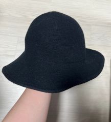 chisaki 帽子Tieka ウール カシミヤ 黒 美品 - メルカリ