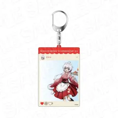 【中古】キーホルダー 雪音クリス SNS風アクリルキーホルダー レトロカフェver. 「戦姫絶唱シンフォギアXV」 京都国際マンガ・アニメフェア2025(京まふ)グッズ