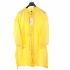 エムエムシックス メゾンマルジェラ MM6 Maison Margiela 22SS ナイロン フーデッド ロングコート 38 イエロー 黄 S52AA0128 国内正規のサムネイル
