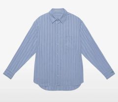 ステラマッカートニー H&M オーバーサイズパネルポプリンシャツ L