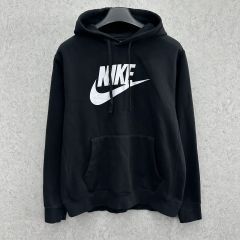 ナ*ト様 Supreme Nike レザーアップリケ スウェットパーカー ホワイ