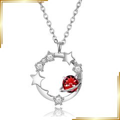 KIMIEVOL ネックレス 誕生石 アクアマリン シルバー 925 薔薇 - メルカリ