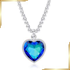 希少 美品》 タイタニック 碧洋のハート ネックレス SV925 - メルカリ