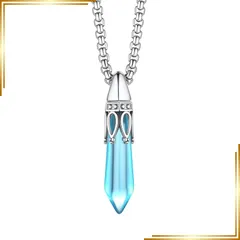 【新品】 [Bestyle] ネックレス レディース 誕生石ネックレス ステンレス 金属アレルギー 錆びない 12月誕生石 タンザナイトペンダント ジルコニア シンプル 男女兼用 合成石 アクセサリー 誕生日 母の日 プレゼント 1