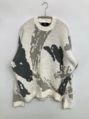 AZUL by MOUSSY アズールバイマウジー ニット/セーター F その他 ナイロン その他総柄 ミドル丈 長袖 クルーネック(丸首)