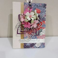 お正月飾り クラフトバンド壁飾り ハンドメイド 梅と椿 - メルカリ