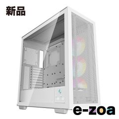 新品 DEEPCOOL ARGBファン4基搭載・ピラーレスミドルタワーPCケース