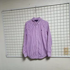 (状態良し) POLO RALPH LAUREN(ポロラルフローレン) チェック 長袖シャツ (レディース90)