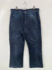 LEVI STRAUSS & CO. リーバイストラウスアンドカンパニー デニムパンツ W31 L34 ネイビー クロップド・半端丈 無地 ブランドロゴ スタンダード フレア・ブーツカット レギュラー ヴィンテージ
