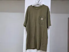 Carhartt カーハート ポケット付き半袖Tシャツ カーキ