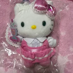 (新品/在庫処分) Sanrio HELLO KITTY フリル メイド マスコット キーホルダー