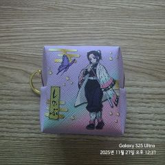 鬼滅の刃 胡蝶しのぶ 箔押し缶バッジ AGF コミケ webshopくじ 繋ぐ