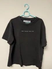 オフホワイト ブラック 半袖 Tシャツ