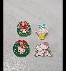 レア 昭和レトロ サンリオ ピンバッジ 4点 - メルカリ