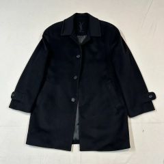 美品✨ロロピアーナ 黒 カシミヤ100% ロング ステンカラーコート