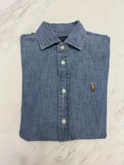 ✨新品タグ付き✨ポロラルフローレン デニム半袖シャツ 刺繍 近年
