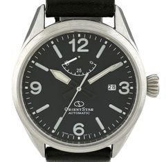 美品】ORIENT STAR 希少 自動巻き腕時計 黒文字盤 稼動 - メルカリ
