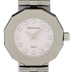 電池交換済】CENTURY センチュリー TIME GEM 腕時計 黒/金 - メルカリ