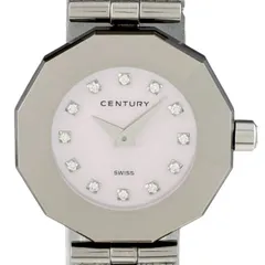 【保証書】センチュリー CENTURY タイムジェム 12P 腕時計 SS ダイヤモンド クォーツ ピンク レディース 【中古】のサムネイル
