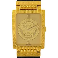 希少】VERSACE ヴェルサーチ 腕時計 オクタゴン ゴールド 13Q - メルカリ