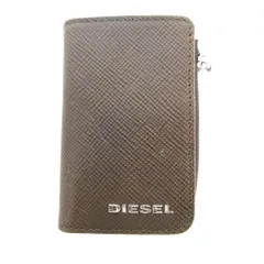 ディーゼル DIESEL キーケース コインケース 本革 レザー 黒 ブラック X07711 /UO ■GY18