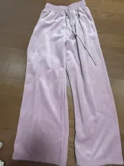 ピンクコーデュロイ トラックパンツ